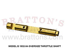 .015  OVERSIZED 32-34 THROTTLE SHAFT