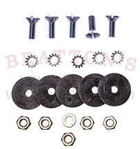 30 - 31 CHROME BELT RAIL SCREWS