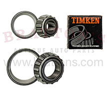 FRONT WHEEL BEARING SET - 2 BEARINGS AND 2 RACES