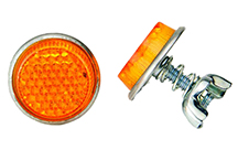 YELLOW LICENSE PLATE REFLECTORS