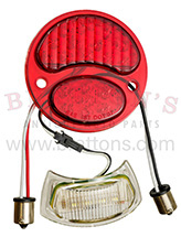 12 VOLT ALL RED PASSENGER'S L.E.D.