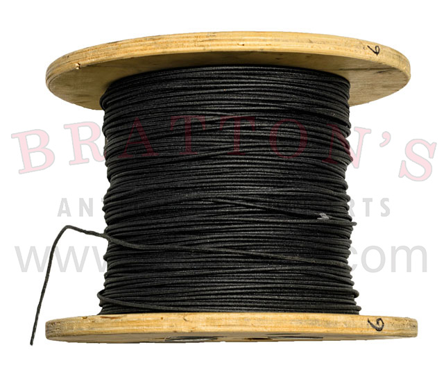 BLACK 16 GAUGE ORIGINAL WIRE PER FOOT
