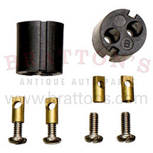 1928 HEADLIGHT WIRE PLUGS & TERMINALS