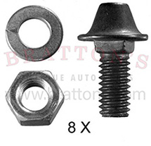 APRIL 29 - 31 RUNNING BOARD 'BELL' SHAPED BOLTS