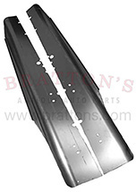 28 - 29 RUNNING BOARD SPLASH SHIELDS W/ HUMP
