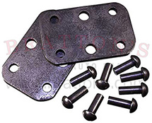 28-29 REAR BUMPERETTE REPAIR PLATES