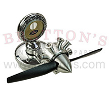 30-31 MOTOR METER W/ AIRPLANE ENGINE ACCESSORY