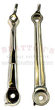 *out of stock*30-31 STAINLESS OPEN CAR DELUXE STANCHION W/ NO MIRROR HOLES