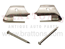28-29 COUPE & SPECIAL COUPE REAR ROOF DRIP RAIL MOLDING TIPS