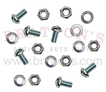 28-29 WINDSHIELD HINGE TO HEADER SCREWS