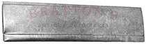 DOOR BOTTOM PATCH PANEL MID 30-31 TUDOR & 30-31 CLOSED CAB P