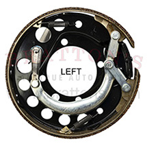 NEW EMERGENCY BRAKE CARRIER & BAND, DRIVER SIDE ASSEMBELED