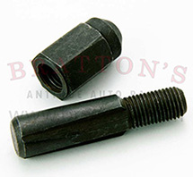 FRONT SPINDLE BOLT LOCKING PIN AND NUT